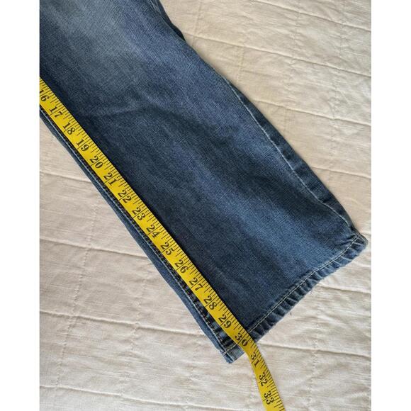 Ariat Jeans Men’s 32x30.5 Blue Denim Straight Leg Distressed Cowboy Workwear Y2K - Picture 9 of 9
